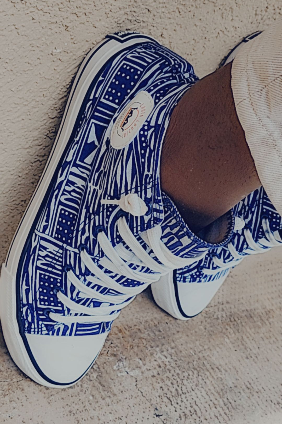 a/ NDOPI SNEAKERS by Laura Loudjop inspired by Shama B.