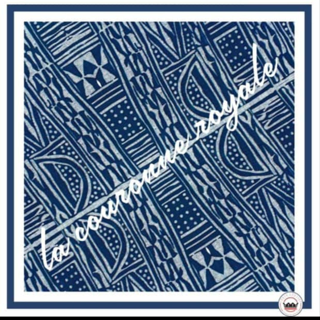 a        Foulard/Echarpe NDOPi couronne royale Laura Loudjop